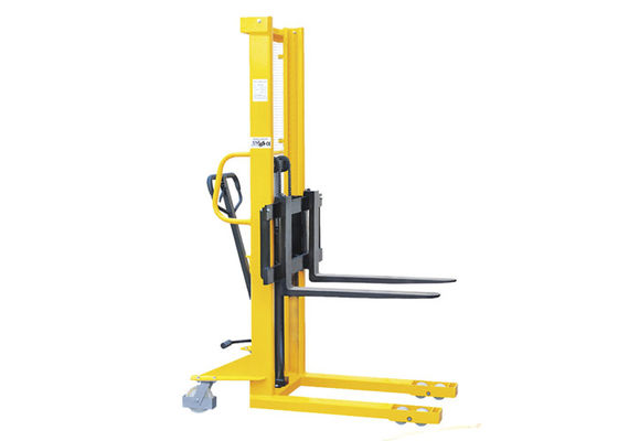 kwaliteit  Flexible Manual Hydraulic Stacker , Manual Stacker Pallet Truck 1235mm ​Turning Radius fabriek