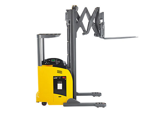 kwaliteit  AC Motor Double Reach Forklift Reach Distance 1200mm Good Turning Performance fabriek